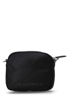 karl lagerfeld crossbody womank/ikonik 2.0 nylon sm cb xl kc - 245w3061 a999