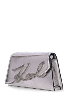 karl lagerfeld crossbody mujer k/signature 2.0 sp shb metallc - 245w3077 a290