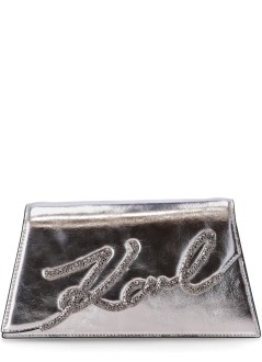 karl lagerfeld crossbody mujer k/signature 2.0 sp shb metallc - 245w3077 a290