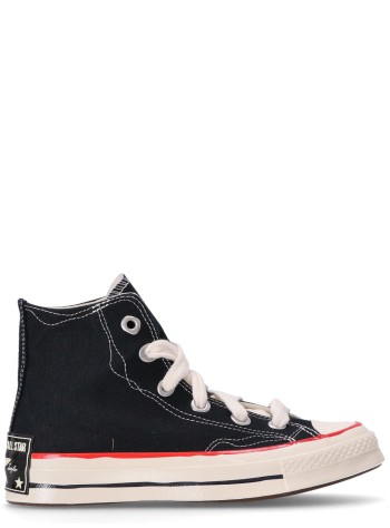 converse sneaker womanchuck 70 sketch - a09139c black white red