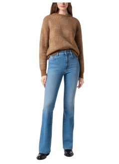 jacob cohen pantalon jeans mujer pant 5pkt flare high waist victoria - vq01036s3963 345f