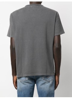 golden goose camiseta hombre golden m's regular t-shirt distressed cotton jersey with lo - gmp01220p000671 60318