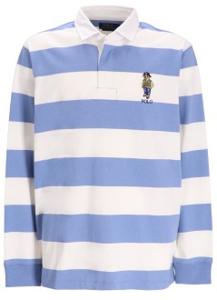 polo ralph lauren polo hombre lsrgbyclsm15-long sleeve-rugby - 710952913001 f24 camps blu dkw wh vrsy bear