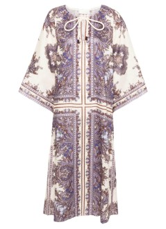 zimmermann dress womanottie kaftan midi dress - 1210dss242 ppsly