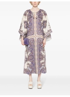zimmermann dress womanottie kaftan midi dress - 1210dss242 ppsly