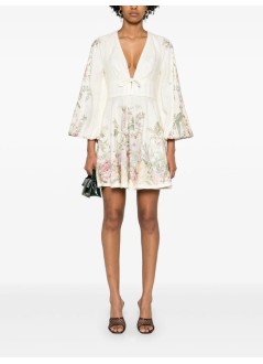 zimmermann dress womanwaverly plunge mini dress - 9330dss243 crf