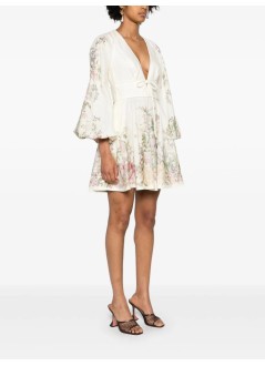 zimmermann dress womanwaverly plunge mini dress - 9330dss243 crf