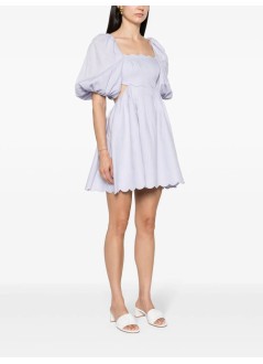 zimmermann dress womanhalliday scallop mini dress - 1082dss241 lil