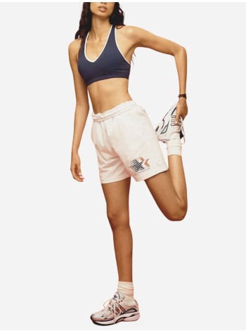 sporty & rich pantalon corto mujer athletic society gym short - sh039503162wh01 48 2