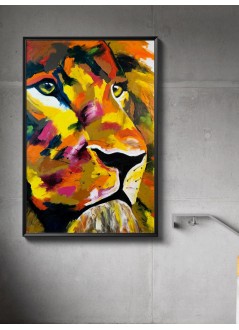 22º grados decoracion unisex lámina león 50 x 70 cm - 51202451 mu