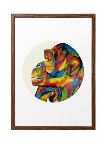 22º grados decoracion unisexlámina mona 50 x 70 cm - 54202454 mu
