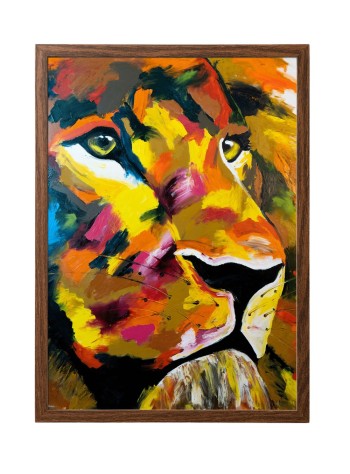 22º grados decoracion unisexlámina león 40 x 50 cm - 56202456 mu