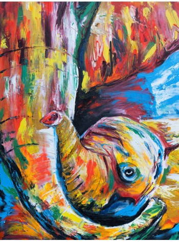 22º grados decoracion unisex lámina elefante 40 x 50 cm - 57202457 mu 2
