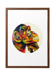 22º grados decoracion unisex lámina mono 40 x 50 cm - 58202458 mu