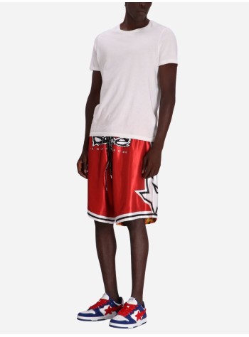 bape short pant manbape reversible basketball shorts m - 1k30153317 red 2