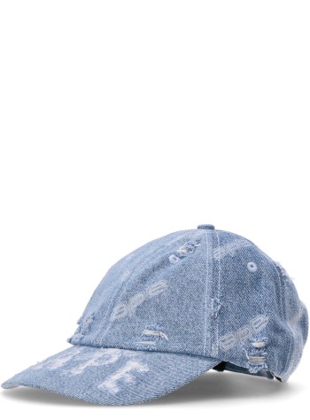 bape gorras hombre denim distressed logo cap m - 1k30180310 lig