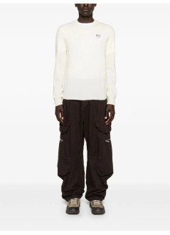 comme des garcons punto hombre play white heart pullover natural color - axn064051 natural