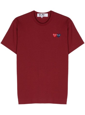 T-shirt Double Burgendy Emblem