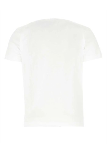 comme des garcons camiseta hombre t-shirt double red emblem - axt288051 white 2