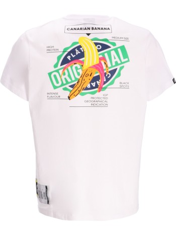 22º grados t-shirt manplatano t-shirt - 120241 wh