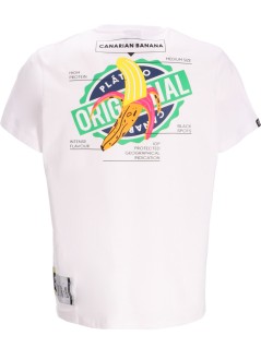 22º grados t-shirt manplatano t-shirt - 120241 wh