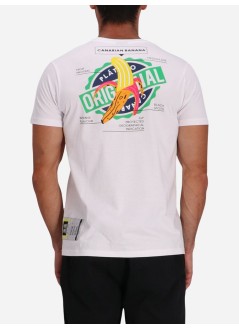 22º grados t-shirt manplatano t-shirt - 120241 wh