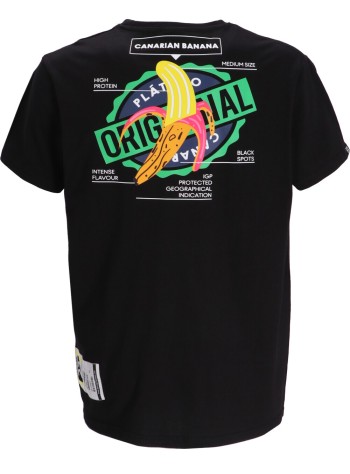 22º grados t-shirt manplatano t-shirt - 220242 bk
