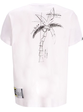 22º grados t-shirt manpalm t-shirt - 520245 wh