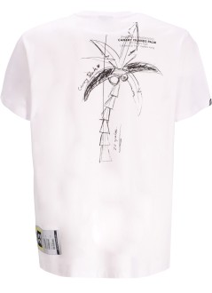 22º grados camiseta hombre palm t-shirt - 520245 wh