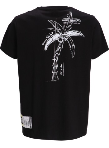 22º grados t-shirt manpalm t-shirt - 620246 bk