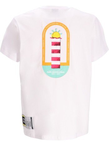 22º grados t-shirt manlighthouse t-shirt - 720247 wh
