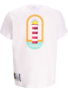 22º grados t-shirt manlighthouse t-shirt - 720247 wh