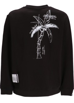 22º grados sweater manpalm sweatshirt - 17202417 bk