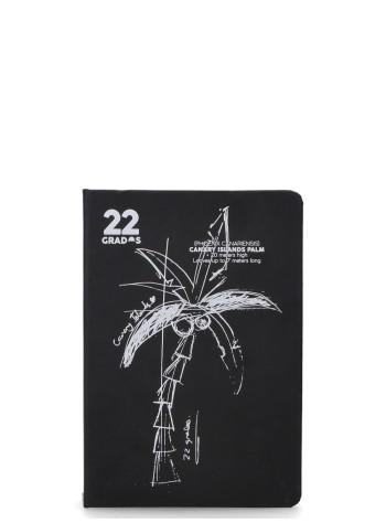 22º grados stationery unisexlibreta palmera - 23202423 black