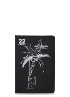 22º grados papeleria unisex libreta palmera - 23202423 black