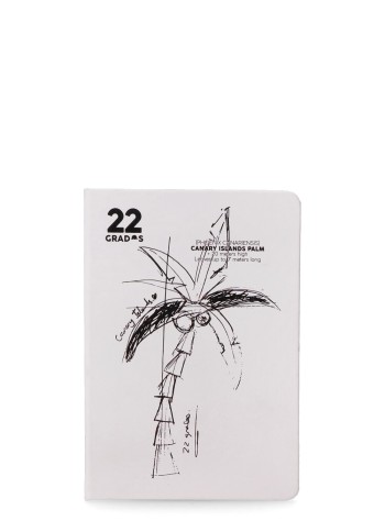 22º grados stationery unisexlibreta palmera - 24202424 white