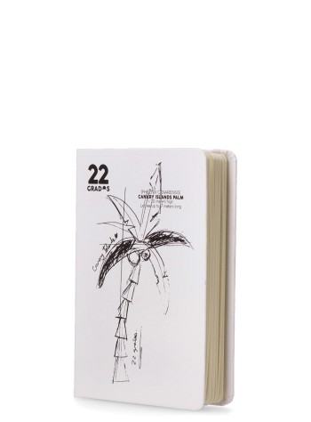 22º grados papeleria unisex libreta palmera - 24202424 white 2