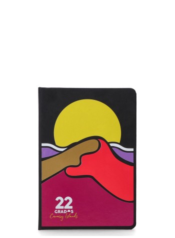 22º grados stationery unisexlibreta dunes - 25202425 black