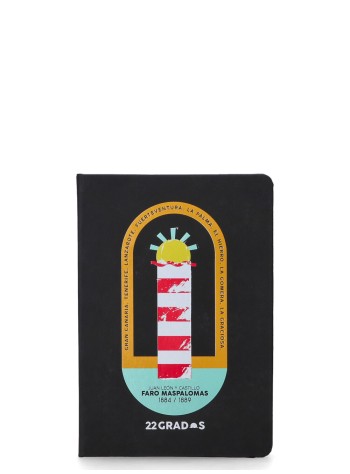 22º grados stationery unisexlibreta faro - 27202427 black
