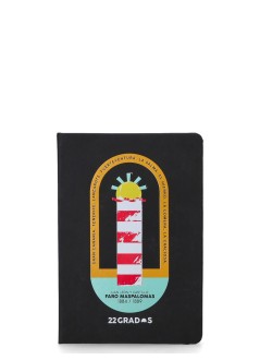 22º grados papeleria unisex libreta faro - 27202427 black