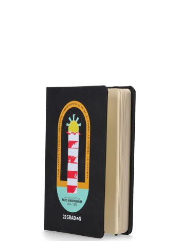 22º grados papeleria unisex libreta faro - 27202427 black 2
