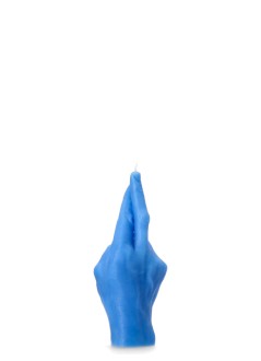 22º grados decoracion unisexcandlehand vela cross - 41202441 blue