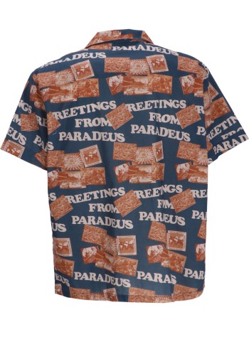 deus ex machina shirt manparadeus shirt - dmf245566 moroccan blue 2
