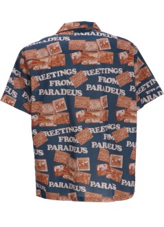 deus ex machina shirt manparadeus shirt - dmf245566 moroccan blue