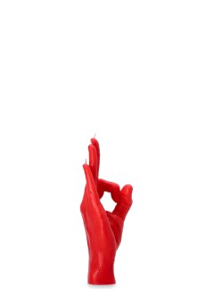 22º grados decoracion unisexcandlehand vela ok - 42202442 red