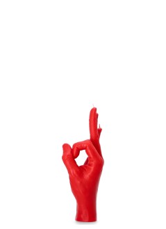 22º grados decoracion unisexcandlehand vela ok - 42202442 red