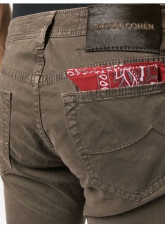 jacob cohen pant  man5 pkt slim fit bard - uqe0436s3651 f23