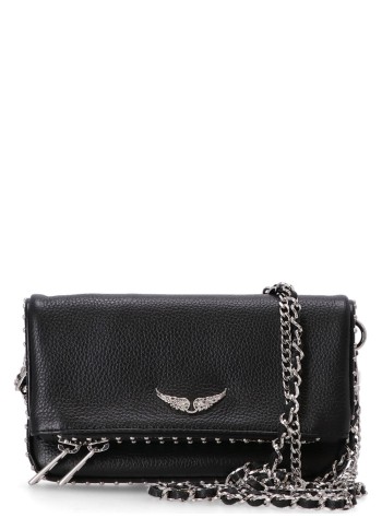 zadig & voltaire crossbody womanrock nano grained leather st - lwba00006 1