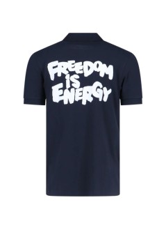 comme des garçons shirt polo manmens t-shirt knit - fnt501bw24 navy