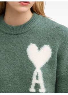 ami punto hombre off white adc sweater - uks025kn0032 4013